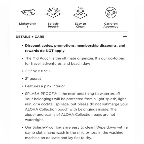 ⭐️SOLD⭐️ Aloha Collection 💚 Hello Kitty Mid Pouch - Picture 4 of 4